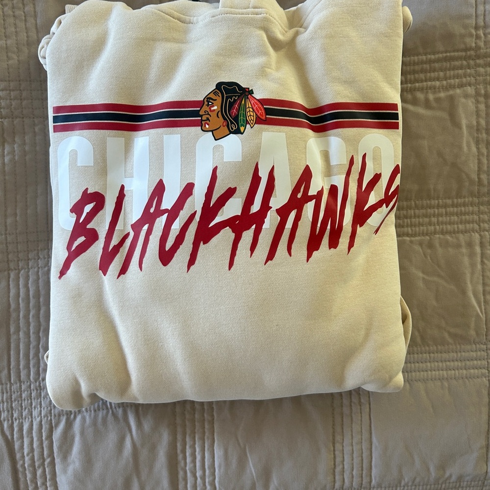 Chicago Blackhawks Cream Sweatshirt